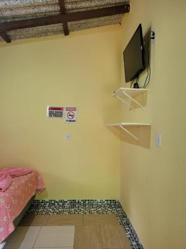 TV a/nebo společenská místnost v ubytování Parati mirim Kadoshi