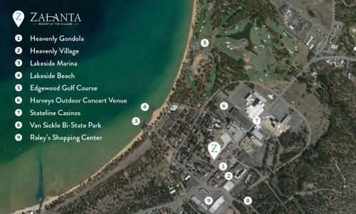 a map of the island of kalkinia with the locations at Zalanta 220 - Heavenly Wow-Pool View in Stateline