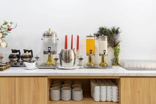 Drinks på Thai Ha Boutique Hotel