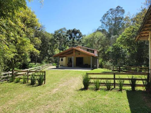 Zahrada ubytování Casa de Campo - Chácara em Curitiba Santa Felicidade