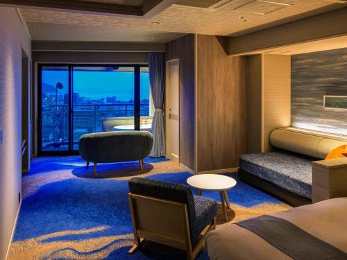 Ruang duduk di Ito Hotel Juraku