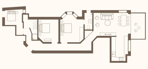a floor plan of a house at Phoenix at Palm View Collective in Sydney