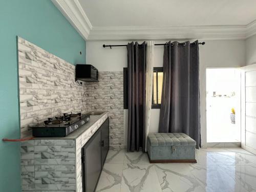 Η κουζίνα ή μικρή κουζίνα στο Villa Hortensia F2 2e étage