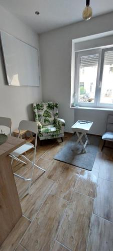Posedenie v ubytovaní Studio apartment in center of Zagreb "Vidra"