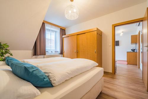 Postel nebo postele na pokoji v ubytování Apartmán Solaris