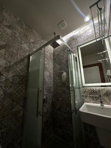 Koupelna v ubytování Pasha Boutique Hotel