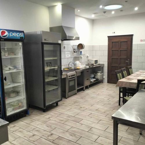 Kuchnia lub aneks kuchenny w obiekcie Pensjonat Sielec
