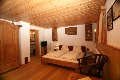 Posteľ alebo postele v izbe v ubytovaní Ferienhaus Abendstille