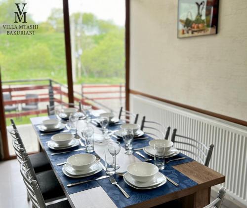 Restaurace v ubytování Villa Mtashi