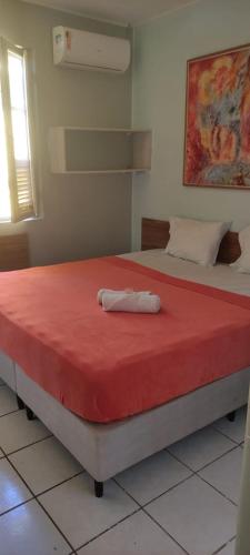 Ένα ή περισσότερα κρεβάτια σε δωμάτιο στο Hostel e Pousada Boa Vista