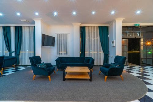 Χώρος καθιστικού στο DE MARE FAMILY Hotel