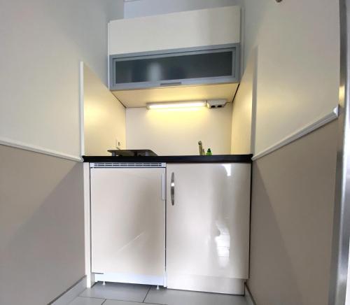 Dapur atau dapur kecil di Hotel zum Hafen