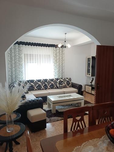 Ruang duduk di Private Villa in Durrës, Albania