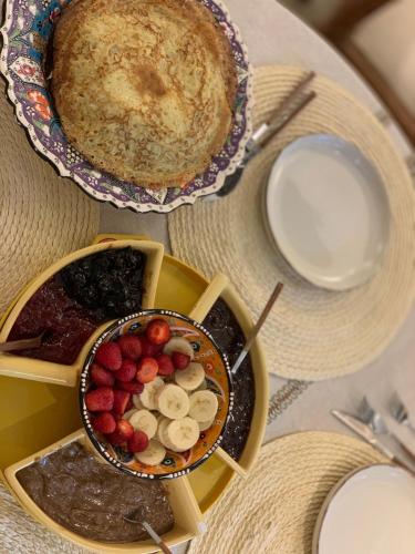 Jídlo v vily nebo okolí