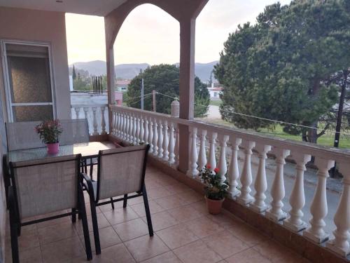 Balkoni atau teres di Karvali Home Eleni