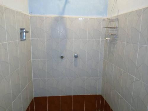 Ένα μπάνιο στο Casa en Pochutla de adobe con boveda catalana.