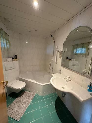 Koupelna v ubytování Apartment Weisses Lamm