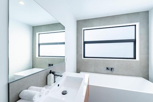 Koupelna v ubytování Cosy Kirimoko Escape