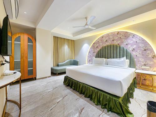 Ένα ή περισσότερα κρεβάτια σε δωμάτιο στο Hotel Nova Bliss