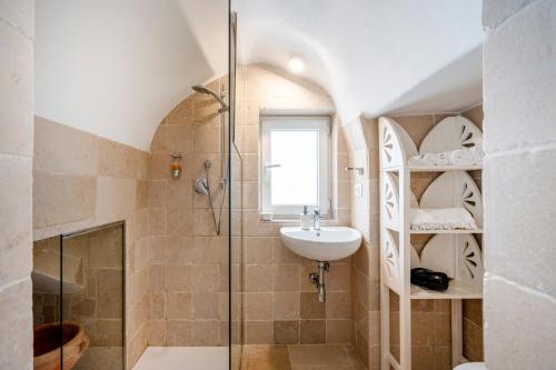 Koupelna v ubytování Maison Blanc Ostuni