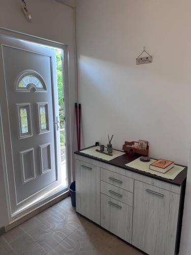 Kuchyň nebo kuchyňský kout v ubytování Apartman Tamara Krasici