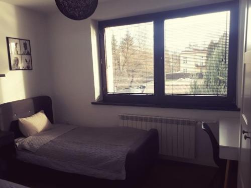 Postel nebo postele na pokoji v ubytování Apartament Roztoki 4a