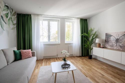 Stunning 1-Bed Apartment in Wien 휴식 공간