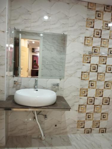 Koupelna v ubytování Hotel H6