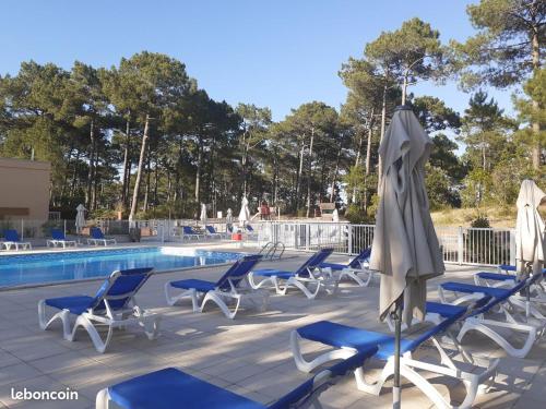 T2, 2 étoiles, 5 couchages, piscine, Carcans Maubuisson proche Lacanau