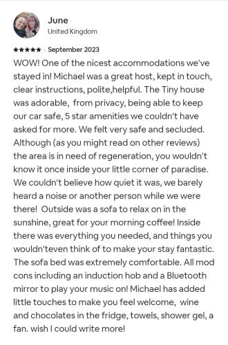 a text message from a dog that says wow one of the nicest experiments ever at The Tiny Sea Gem in Jaywick Sands