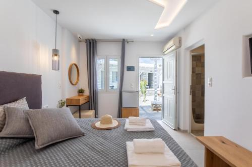 Posezení v ubytování Agia Anna Beachfront Boutique