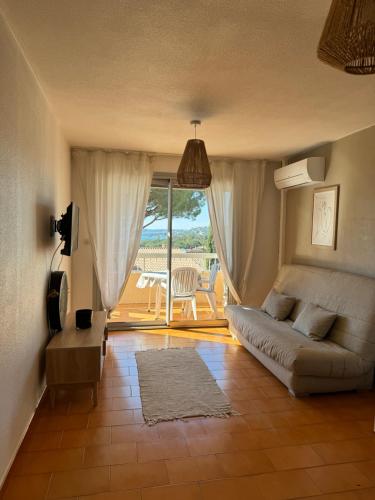 Posezení v ubytování Appartement vue mer avec balcon