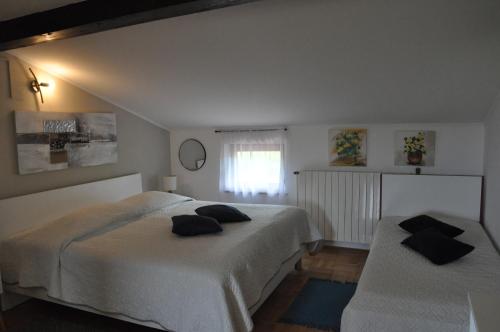 Posteľ alebo postele v izbe v ubytovaní Guest House Most