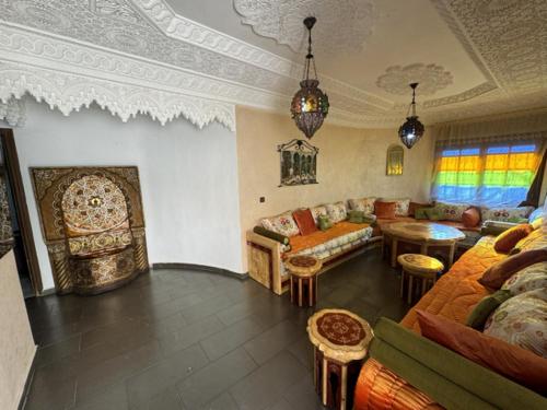 Χώρος καθιστικού στο Appartement Villa 2 chambres