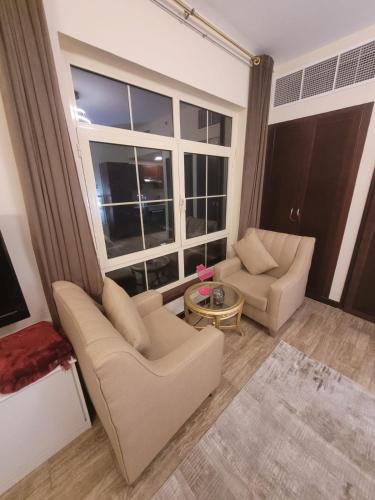 Χώρος καθιστικού στο Lotus Apartments