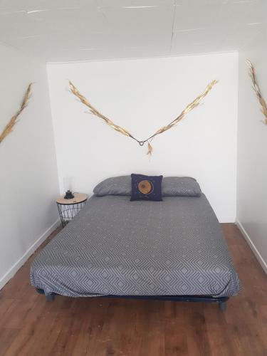 Ένα ή περισσότερα κρεβάτια σε δωμάτιο στο Appartement rdc rdc Limoges