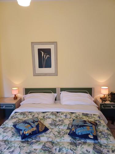 A bed or beds in a room at Alloggio Taddei
