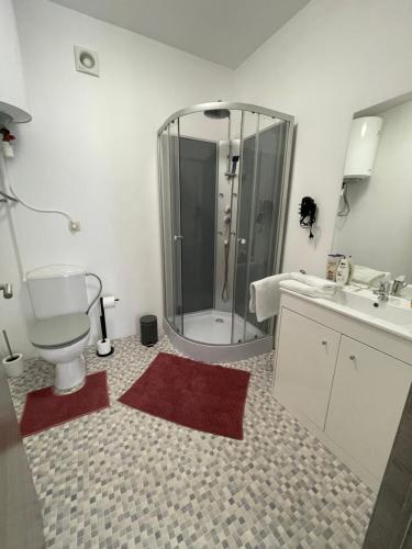 Koupelna v ubytování Appartement Dio