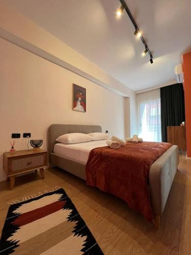 Postel nebo postele na pokoji v ubytování Emilio's Apartments Astir