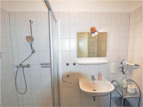 Koupelna v ubytování Villa Rosa 5 Comfortable holiday residence