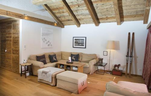 Χώρος καθιστικού στο Zentrale Wohnung für 4 Seegarten Lenzerheide