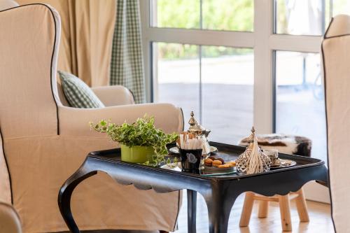 Χώρος καθιστικού στο Villa Bonomo Charme Hotel