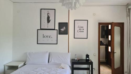 Postel nebo postele na pokoji v ubytování B&B VIA DEL CRISTO