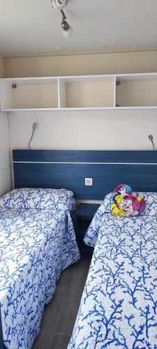 Postel nebo postele na pokoji v ubytování Camping Ancora