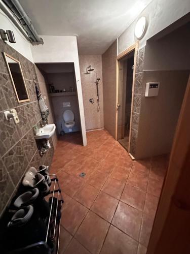 Phòng tắm tại Chata u CESTÁŘE