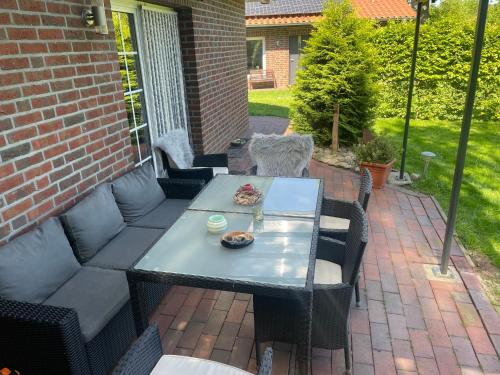 Posezení v ubytování Ferienhaus Jahn