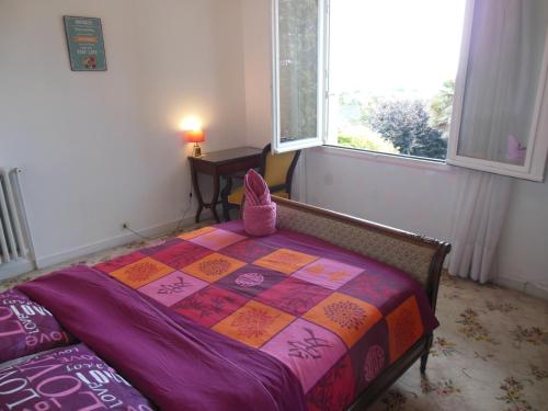 Postel nebo postele na pokoji v ubytování Maison avec vue sur Morgat