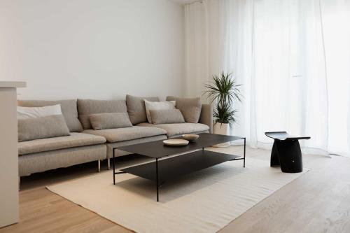 Minimalist Haven with Balcony and Garage Parking Place