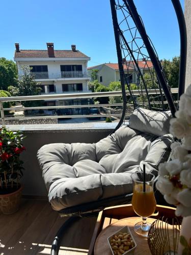 Balkoni atau teres di Apartman Rada