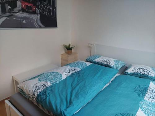 Katil atau katil-katil dalam bilik di Ferienwohnung Schmidt
